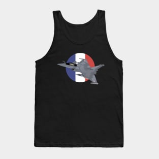 Rafale French Jet Fighter Tank Top